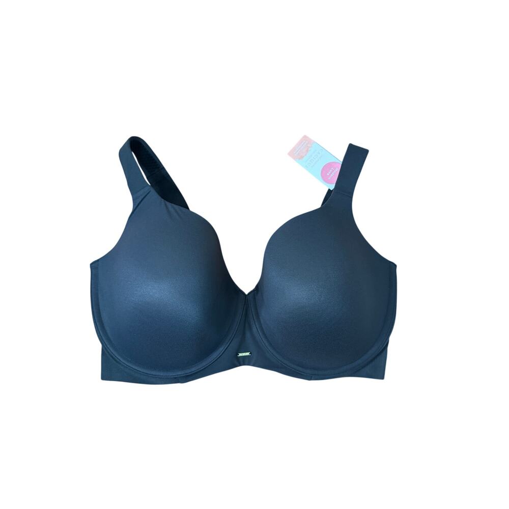 Cacique Modern Luxe 38H Black Lightly Lined Balconette Bra NWT Lane Bryant